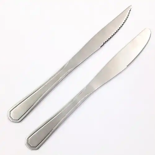 厂家直销 实惠手抛西餐餐具 餐刀牛排刀叉勺4件套 0f006