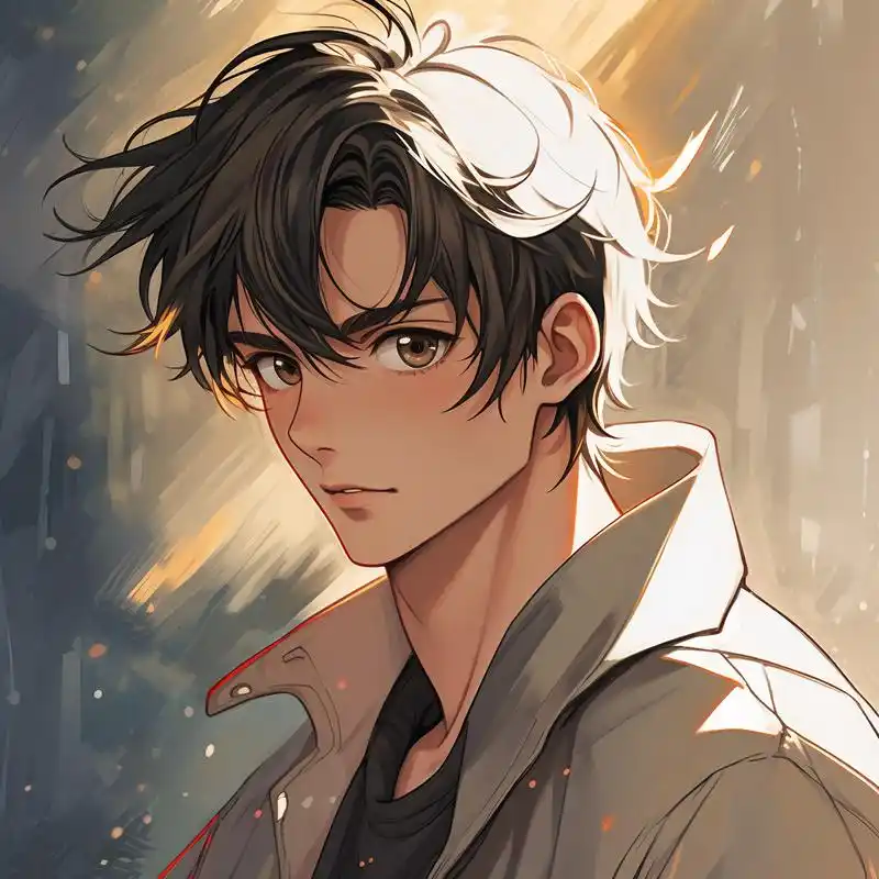 阳光帅气的男生漫画头像98