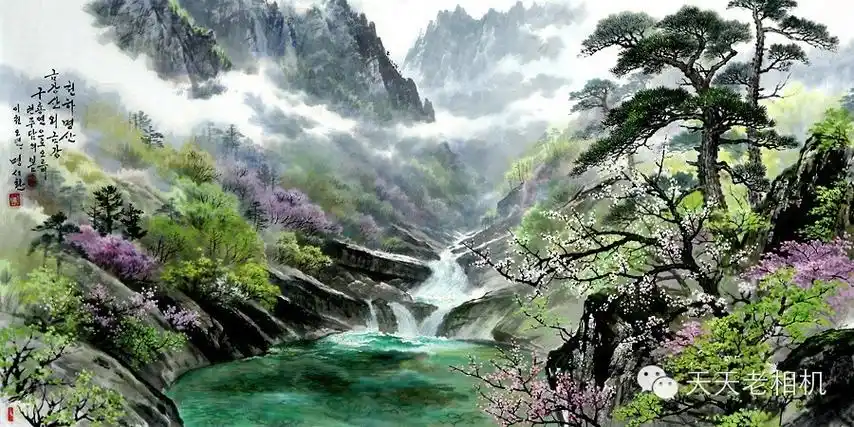 精美诗意山水风景画欣赏(上)