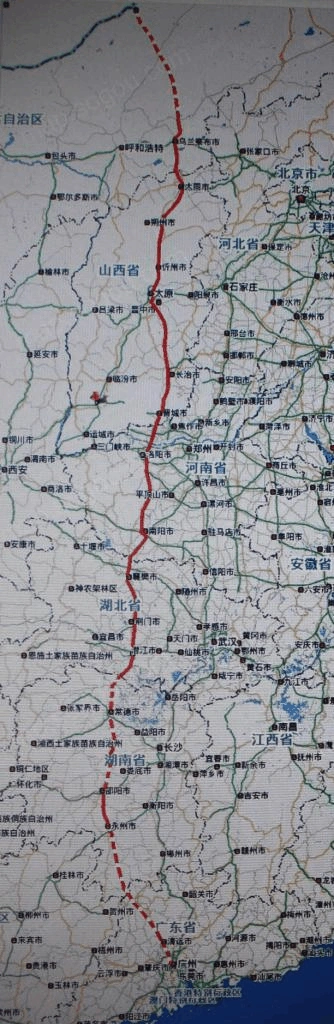 二广高速公路全国地图