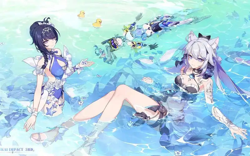 【崩坏3】虚三家泳装皮肤演示(自留)