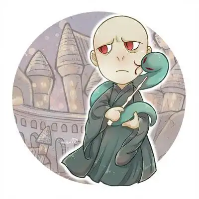 哈利波特与魔法石的伏地魔简笔画