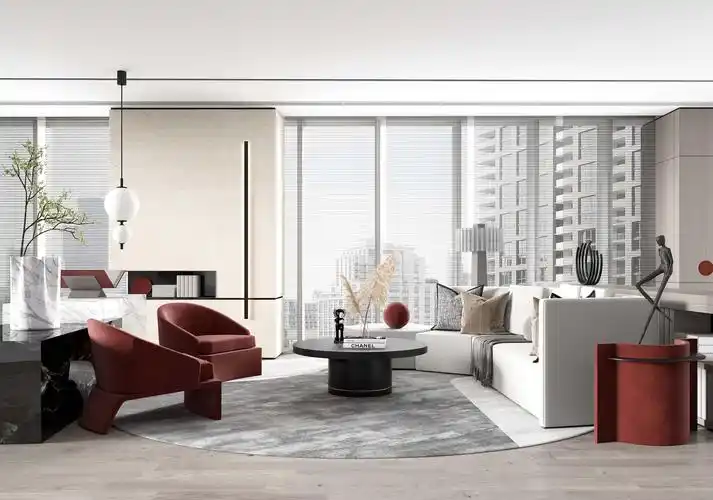 现代风格洽谈室