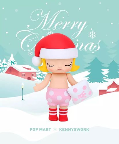清仓molly17圣诞系列公仔手办潮玩popmart泡泡玛特潮玩盲盒