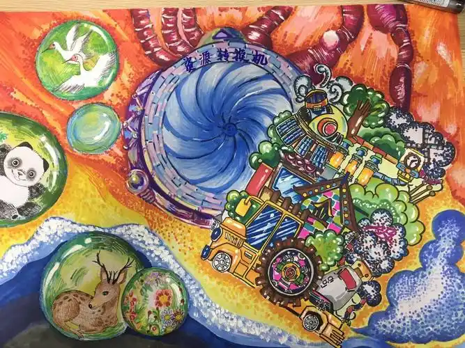 第三十六届全国中学生科幻画比赛参赛作品