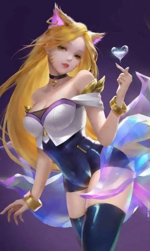 英雄联盟女英雄法师刺客九尾妖狐kda阿狸性感手机壁纸图片英雄联盟lol