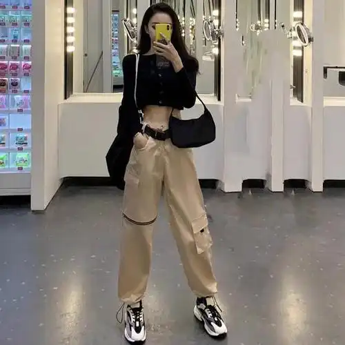 今年流行的"工装裤",搭配这3对鞋子最时髦,明星也爱穿