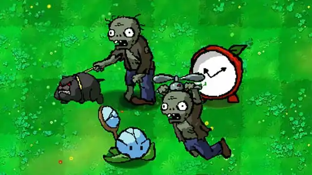 植物大战僵尸:遛狗僵尸和螺旋桨僵尸_腾讯视频