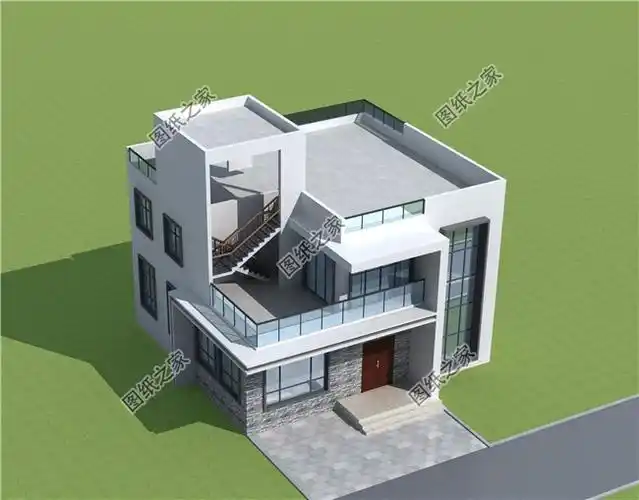 农村平顶二层楼房图片(良心推荐) - 赤虎壹号