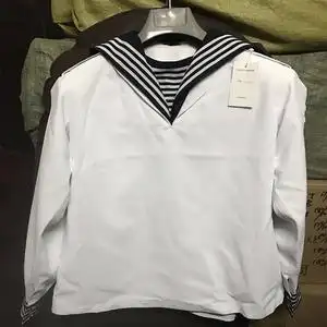 正品新款白色水手服名族服装舞台装舞蹈收藏希努尔水兵服套装男