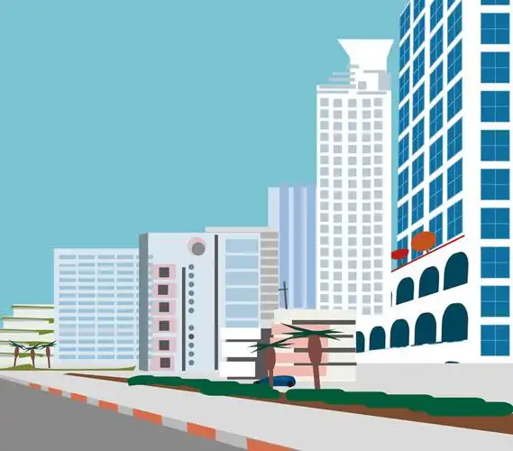 首页 平面广告 卡通/插画 风景插画 >矢量楼房街道图片 千图网提供