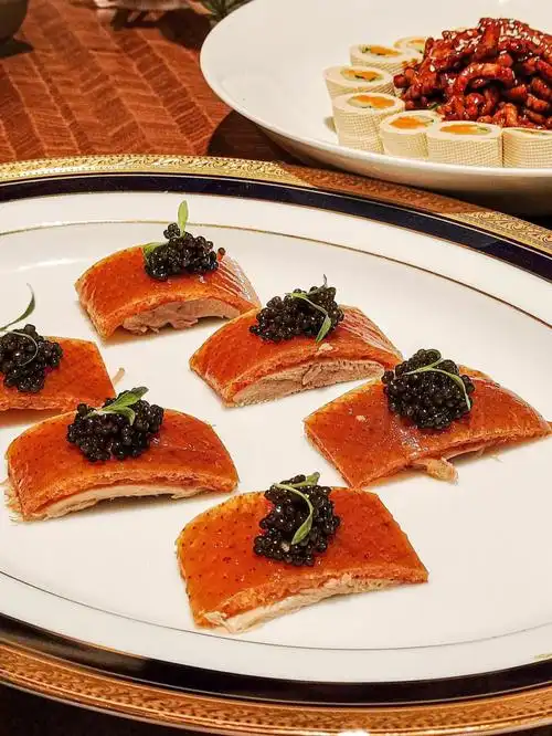 拍照喜欢吃烤鸭的宝子一定不要错过73壹品桂花香酥烤鸭烤鸭摆盘好