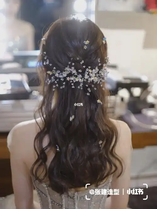 超仙的编发披发造型!备婚新娘快来收藏