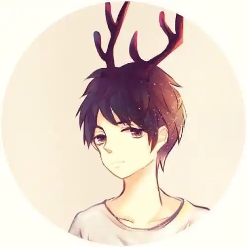 鹿角男头像