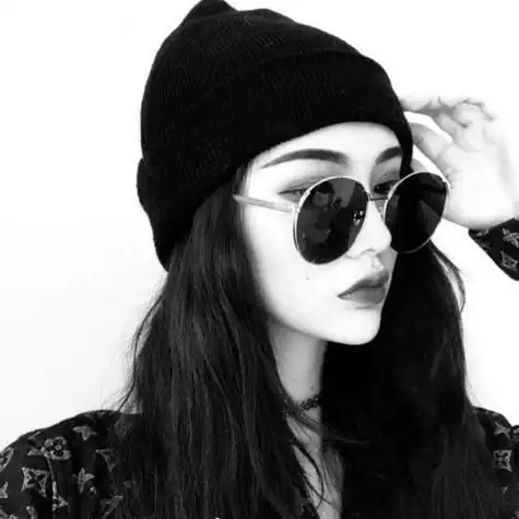 霸气超拽qq头像女生头像黑白 霸气头像图片大全 -【爱个性】