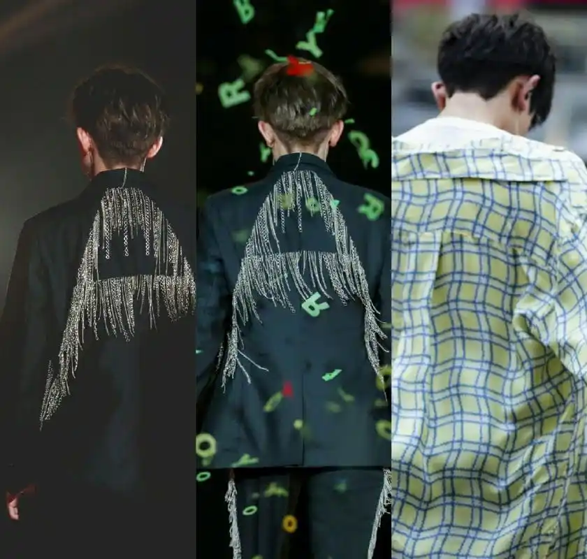 tfboys分享201121王源唯美背影系列挥手告别期待再见