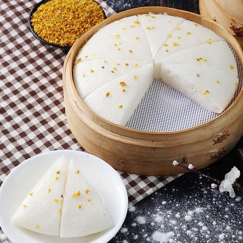 安井桂花糕300g蒸煮速冻食品早餐传统糕冷冻点心米发糕馒头半成品