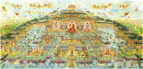 西方极乐世界简称极乐世界,音译为须摩提,又称西方净土,西方,安养