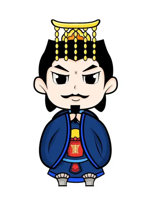 秦皇岛旅游纪念品——秦始皇卡通化