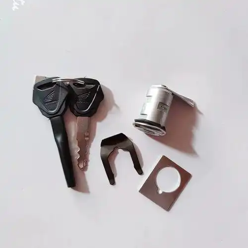 适配五羊本田弯梁摩托车凯影wh12513电门锁坐垫锁钥匙套锁全车锁