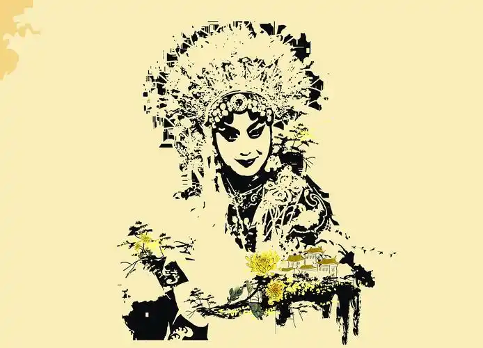 中华戏曲魂插画