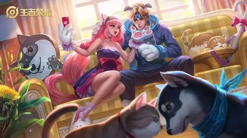 王者荣耀大乔猫狗日记皮肤1440x900分辨率查看