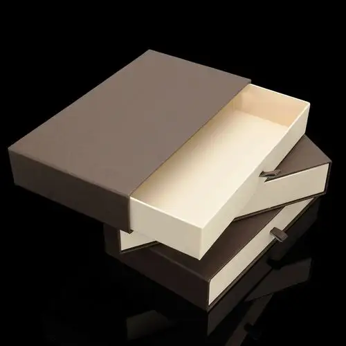 现货长款手抓包礼品盒经典拉链钱包硬纸盒精美特种纸抽拉包装盒子