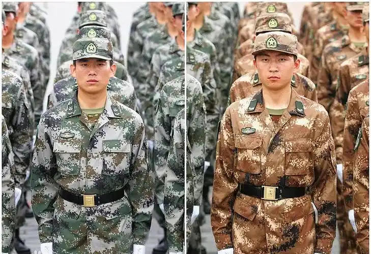 空军迷彩服空军的各种服装