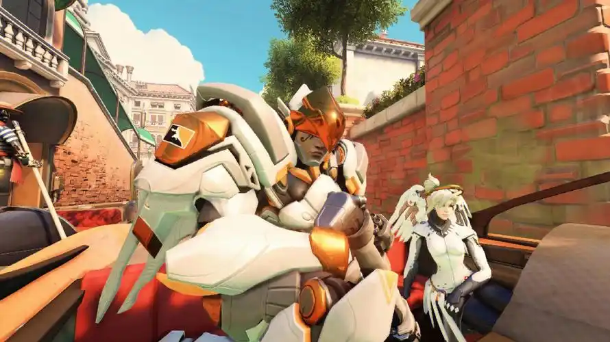 大道地平线月球基地#回到2016年夏天(和朋友一起拍照啦,谢谢守望先锋