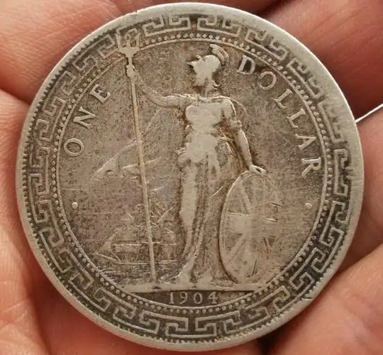 1904年站洋one-dollar壹圆银元