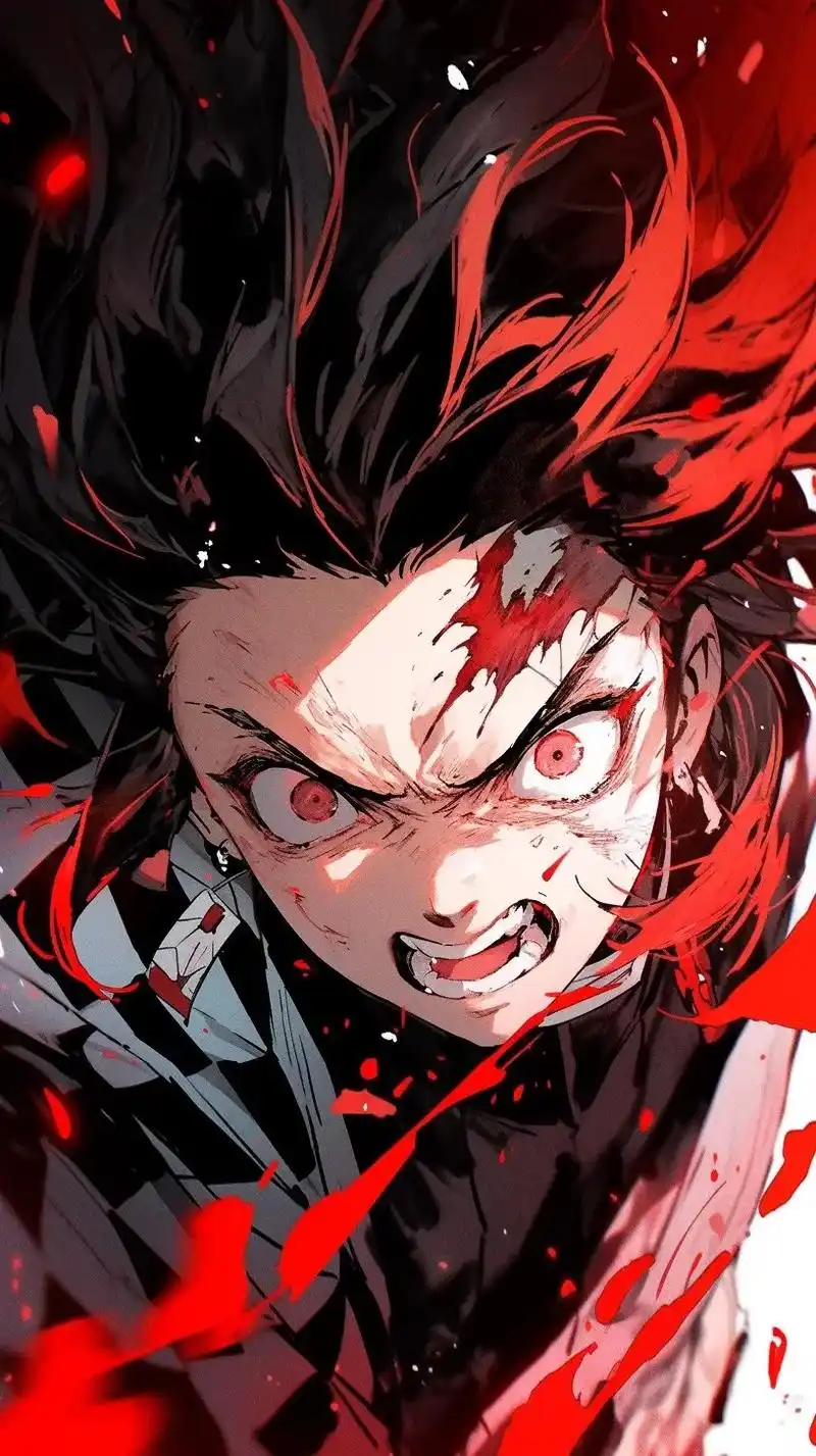 ai绘画  #动漫 #炭治郎 #祢豆子 #壁纸 - 抖音