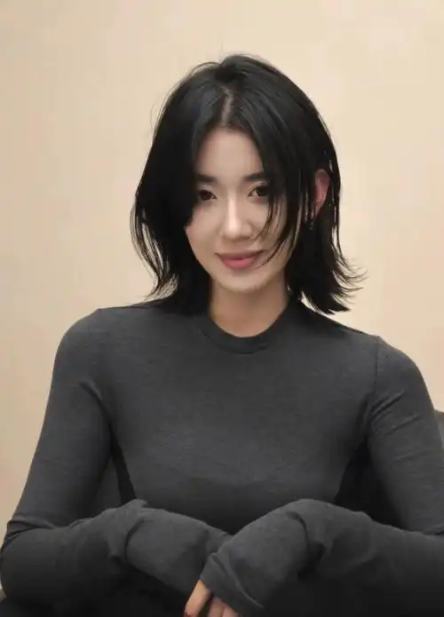 中分发型超有范儿