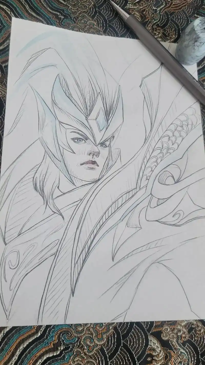 画画 #王者 #凯 - 抖音