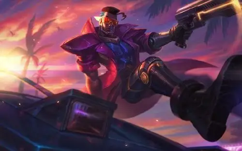 英雄联盟德玛西亚警官卢锡安皮肤