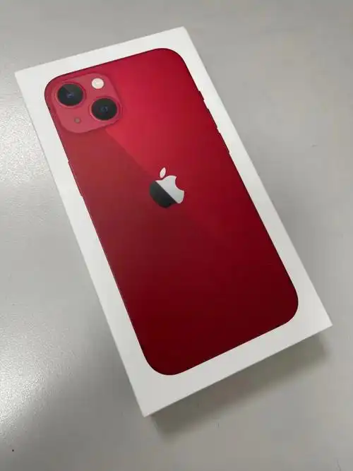 红色的苹果手机
