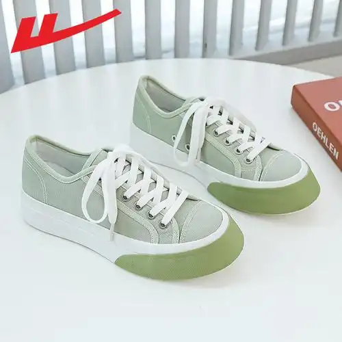 回力帆布鞋女鞋百搭韩版2021新款休闲低帮板鞋布鞋女潮流帆布鞋