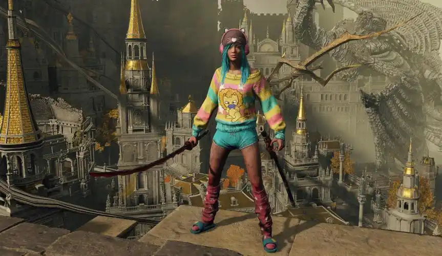 艾尔登法环黎明杀机凤敏替换女王套装mod