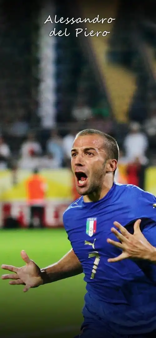 【每日足球帅图】皮耶罗帅气手机壁纸精选part1