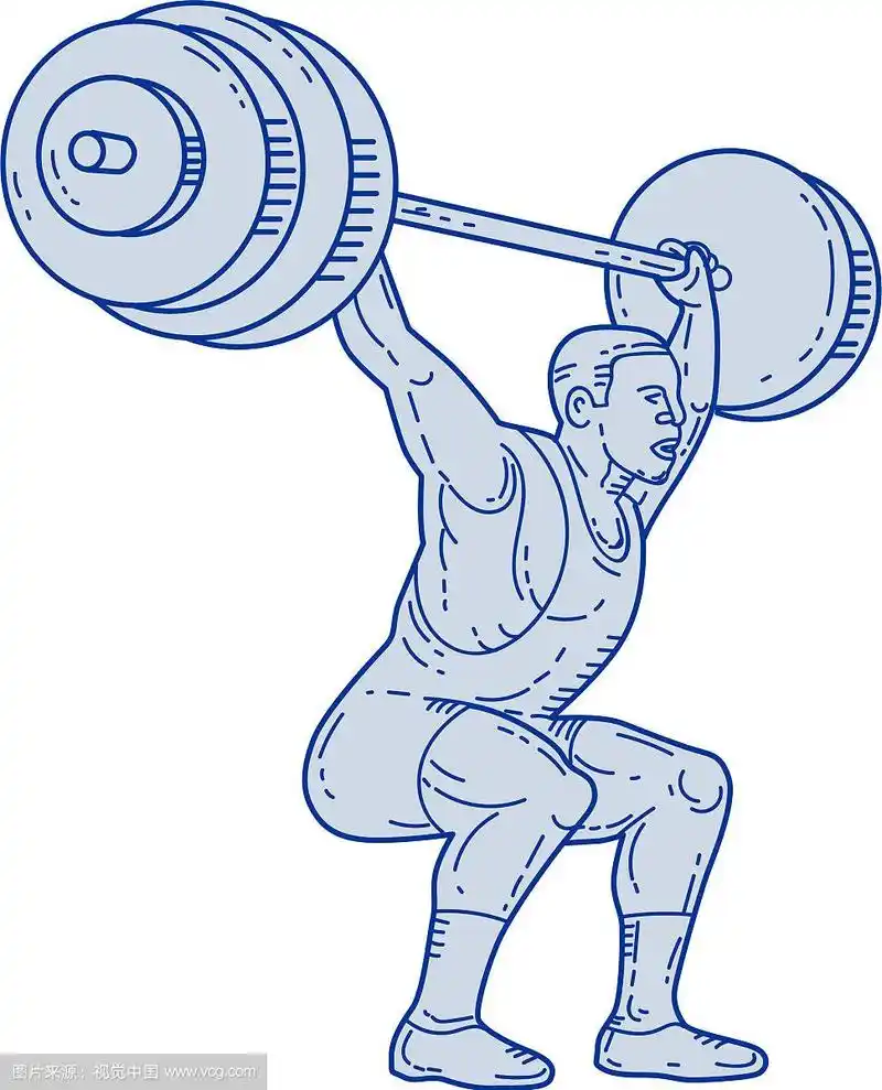 杠铃单线举重