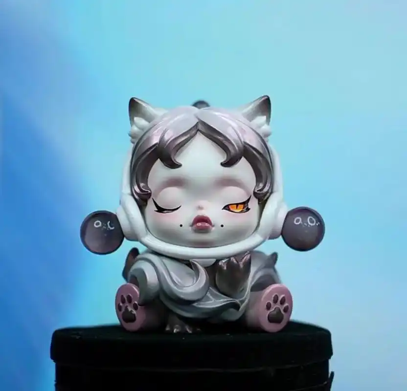 泡泡玛特sp新品 食梦动物系列实物图 喜欢酷酷的企鹅93狐狸02