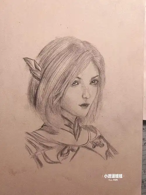 斗罗大陆胡列娜#素描