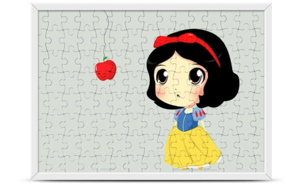 动漫 人物 白雪公主-普通款横式个性拼图
