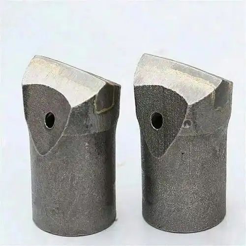 一字钻井打桩机合金风钻头凿岩机隧道矿山钎头高炉开口炮头36一支