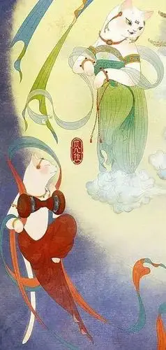 对她而言, 生活里的一切都可以"喵化", 就像仙帷猫城记》中的那样