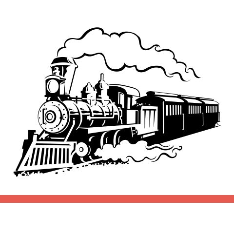 工业风老式火车复古蒸汽机车火车墙贴画玻璃门镂空墙面装饰墙贴纸