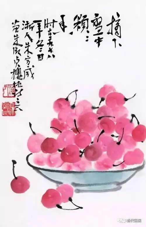 看这位国画大师的几幅小画!