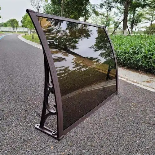 雨棚屋檐遮雨棚户外窗户阳台空调防雨挡雨遮阳棚铝合金家用雨搭子