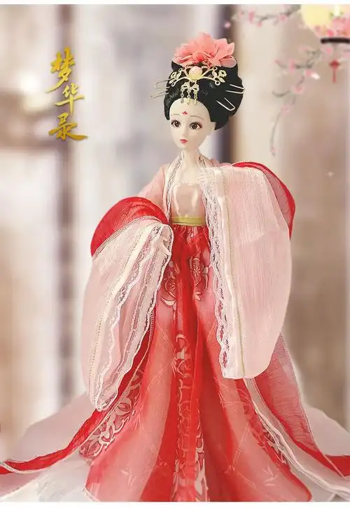 古装女孩网红新品仿古装芭比娃娃换装古风汉服公主玩偶套装儿童玩具