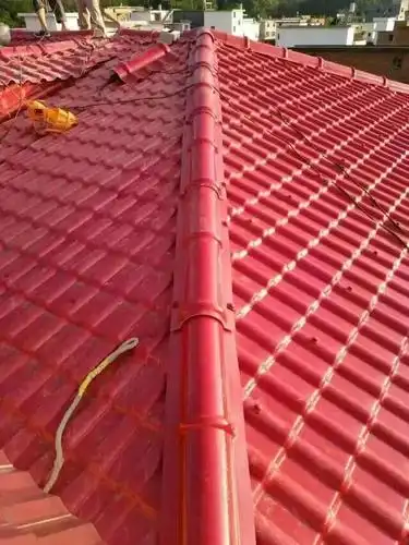 广西合成树脂挖屋面瓦屋脊瓦树脂琉璃挖厂家直销