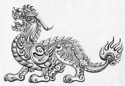 饕餮的简笔画法步骤